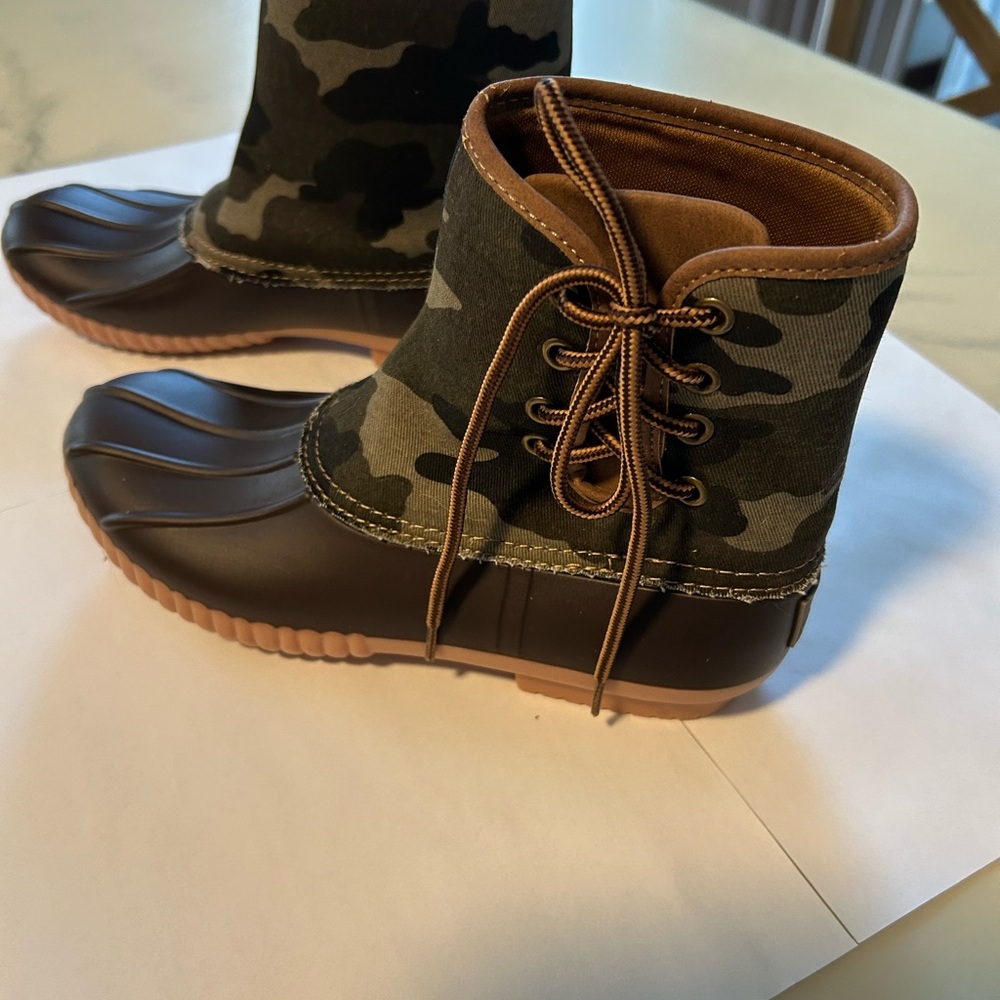 Camouflage Kids Boots
